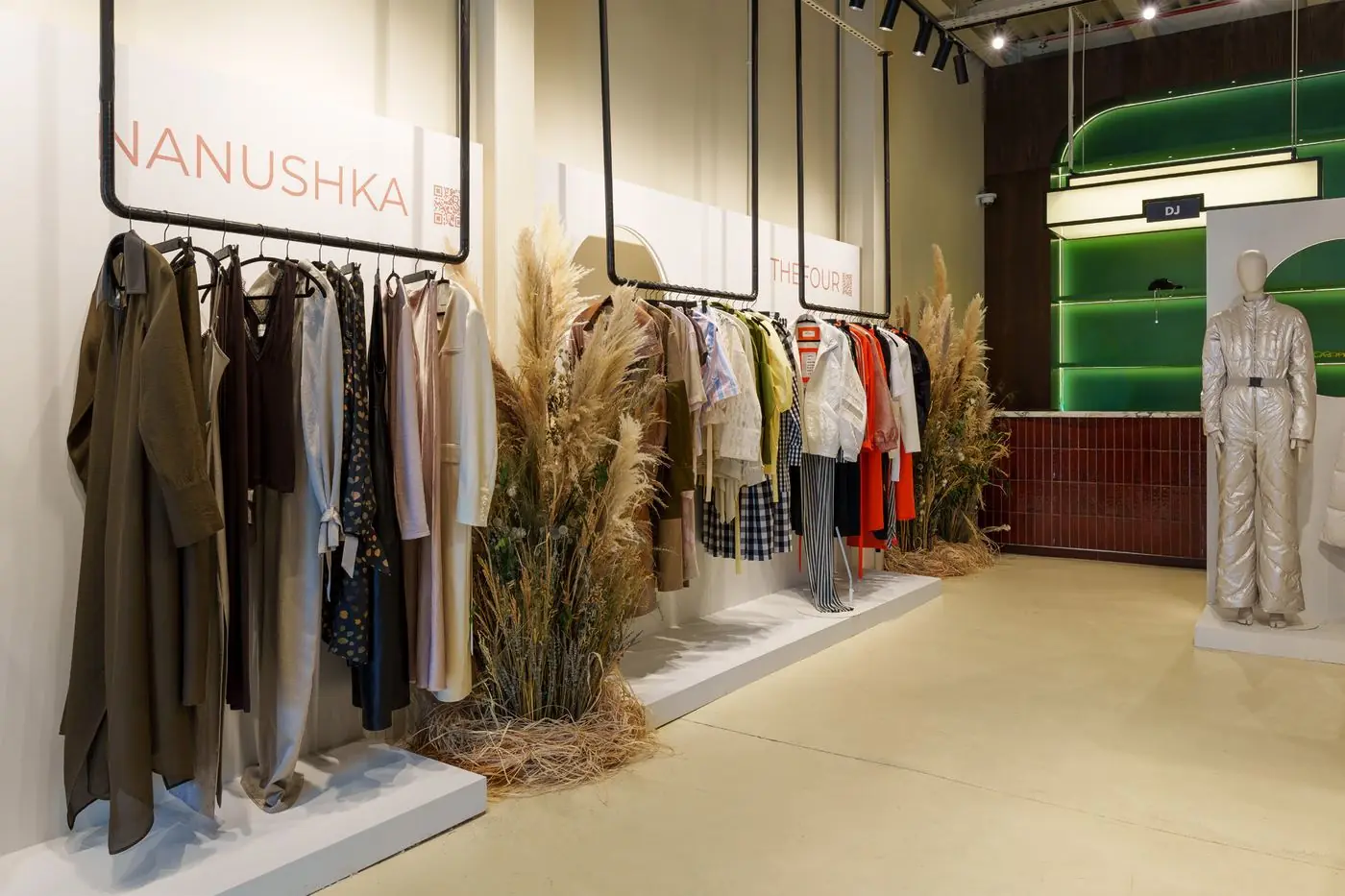 Boutique interior with custom display joinery